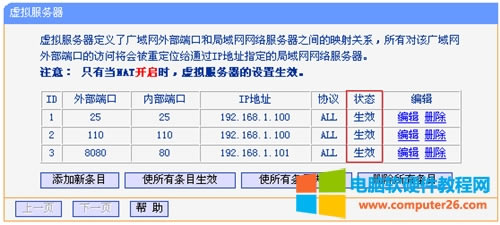 TP-Link TL-WDR7500 無(wú)線路由器端口映射設(shè)置圖解詳細(xì)教程6
