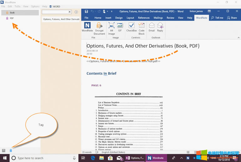 WordNote: OneNote Gem – Favorites P(gun)I֘(bio)D(zhun)Q WordNote Ę(bio) 