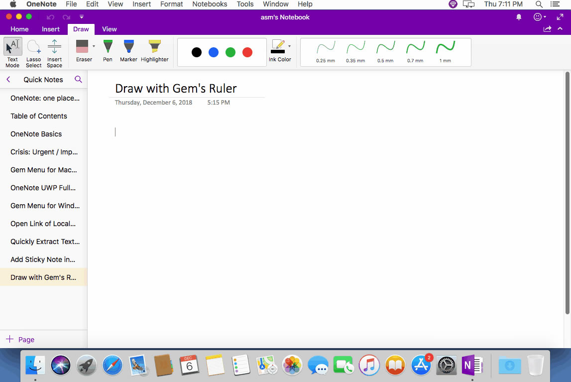 ʹö䌚˳߁o OneNote for Mac oޣLD