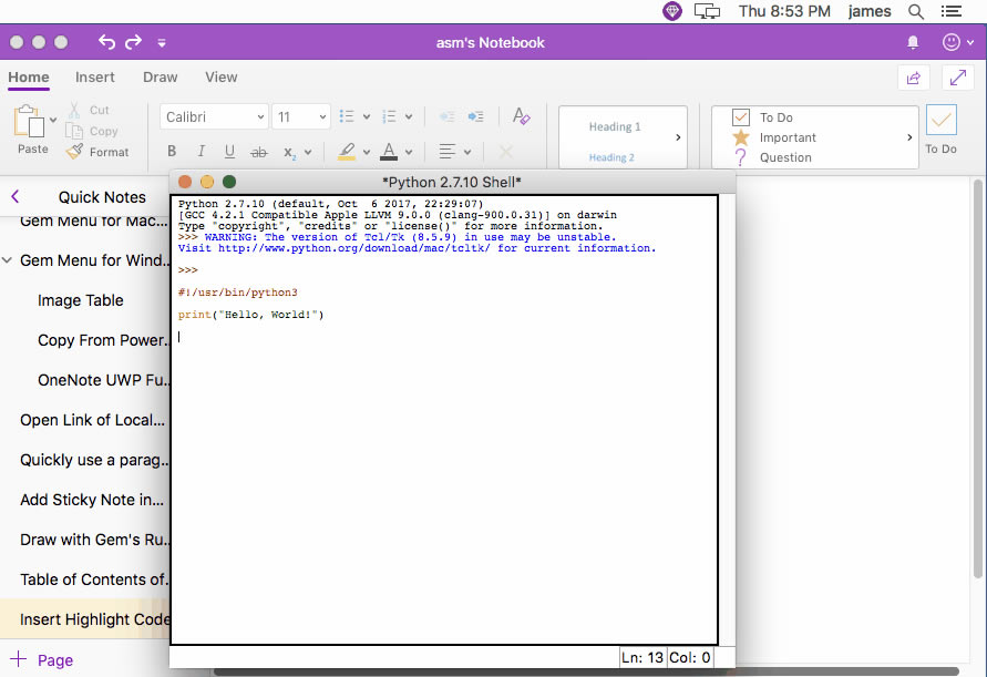 ʹ䌚ˆ΁(li)(du)Ӌ(j)C(j)aM(jn)и뵽 MAC OneNote 
