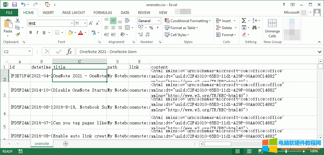  Excel _ onenote.csv