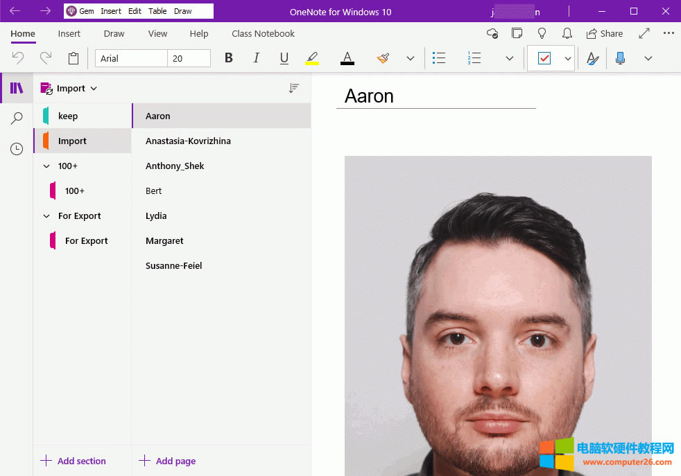 在 OneNote for Windows 10 中查看結(jié)果