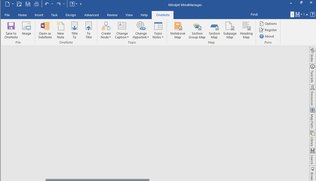  MindManager һI(chung) OneNote ĳPӛY(ji)(gu)˼S(do)D