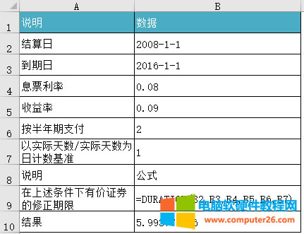 Excel DURATION (sh)ʹʾD̳