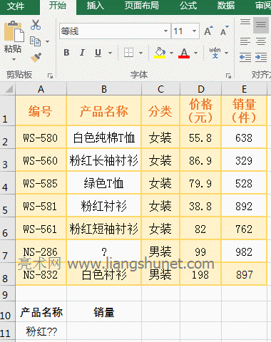 Excel VLookUp函數(shù)在查找值中使用通配符問號(?)