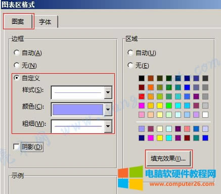 Word 2016 設(shè)置圖表區(qū)的邊框和背景