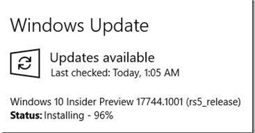 Windows 10 Build 17744lʹTimelinerñޏ