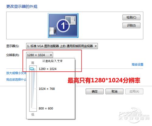 Win7系統(tǒng)重裝后分辨偏低解決方法