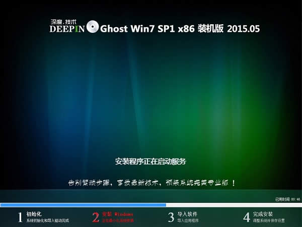 win7系統(tǒng)深度技術(shù)64位旗艦版重裝過(guò)程(7)