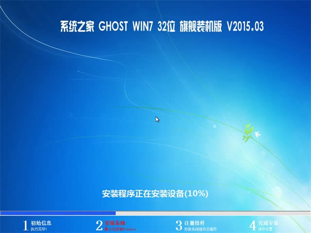 系統(tǒng)之家win7 32位專(zhuān)業(yè)官方版推薦安裝(1)