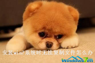 win7系統(tǒng)之家安裝win7系統(tǒng)時(shí)無(wú)法復(fù)制文件技巧