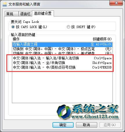 win7 64位純凈版系統(tǒng)屏蔽全角/半角快捷鍵應(yīng)用
