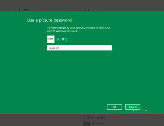 win8系統(tǒng)圖片密碼的設(shè)置方法 win8系統(tǒng)圖片密碼的設(shè)置方法