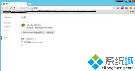 輸入“chrome://chrome” 輸入“chrome://chrome”