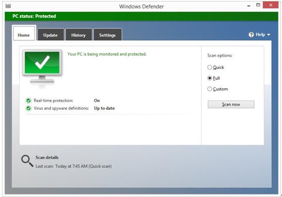 如何在Windows10下排除Windows Defender的文件