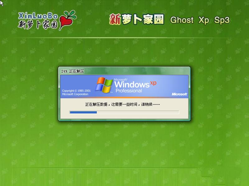 如何在蘿卜家園winxp sp3快速版系統(tǒng)下進(jìn)行重裝系統(tǒng)?(3)