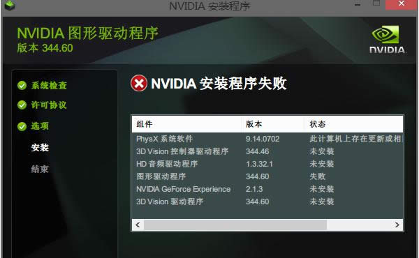 Win7/8安裝不了NVIDIA顯卡驅(qū)動(dòng)的原因處理技巧